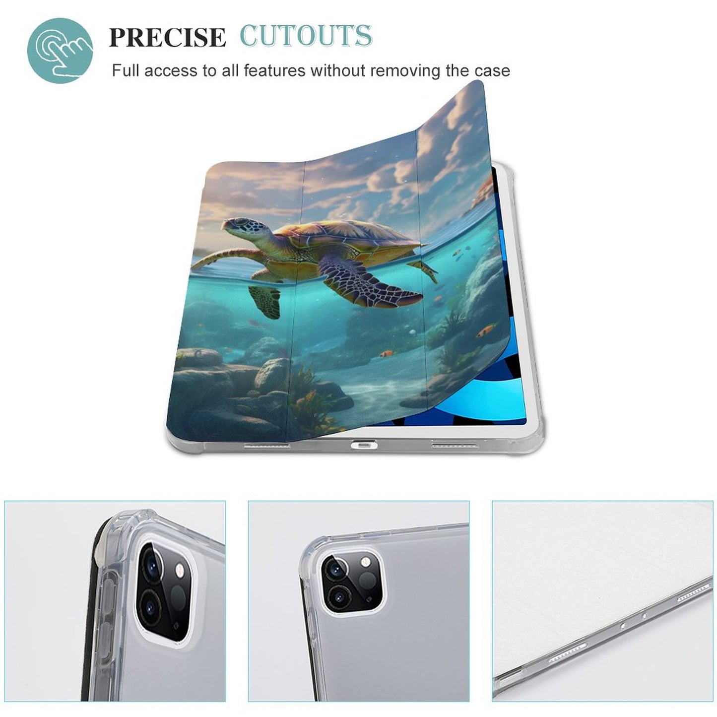 The Ipad Pen Slot Case SolarLab_Sea_turtles_tropical_sea_island_sunlight_hyper-detail__88c311a8-1508-4981-8598-3d2b7de2cfd0 normal-online-PERSONAL DESIGN