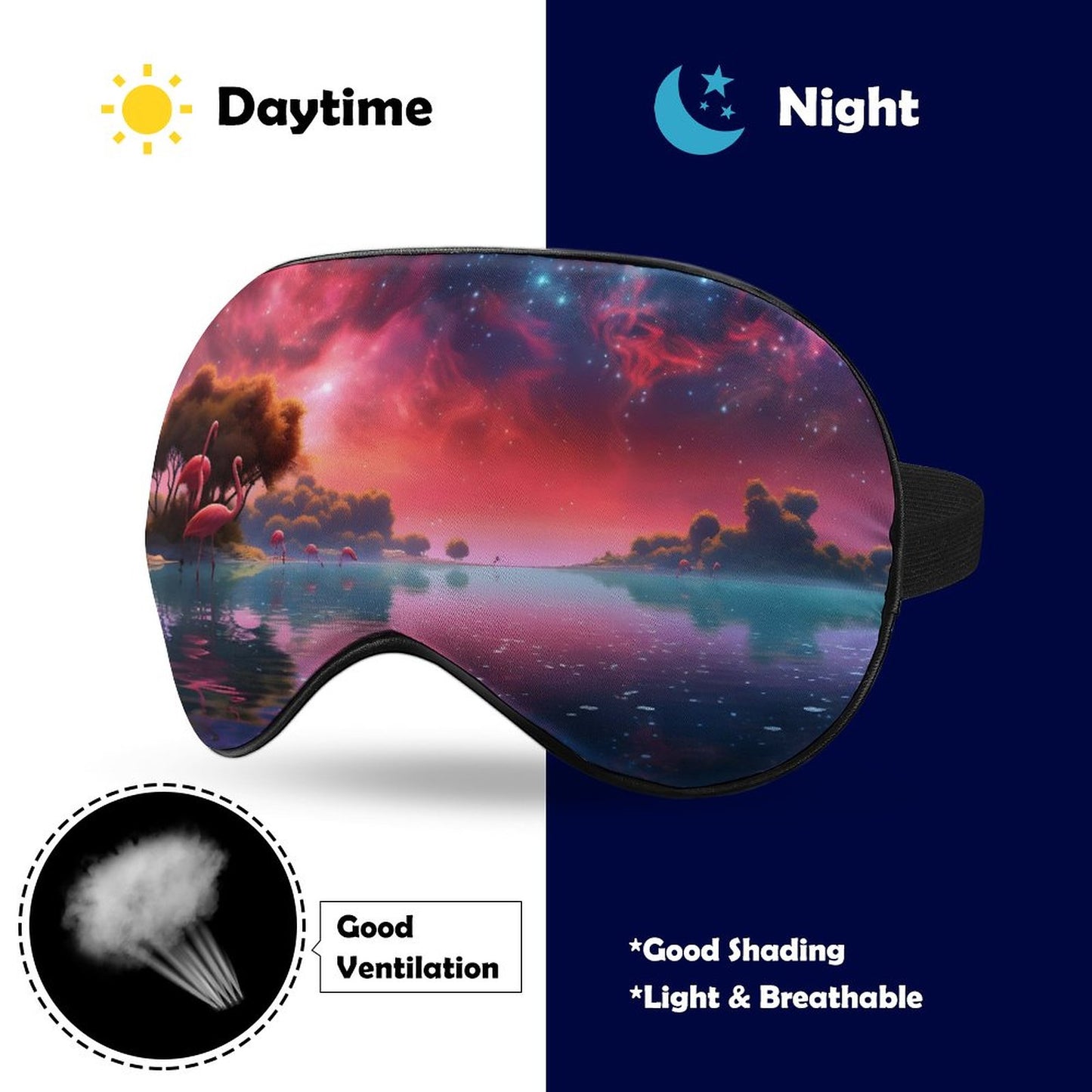 Sleep Mask Flamingos HSM01A009 normal-online-PERSONAL DESIGN