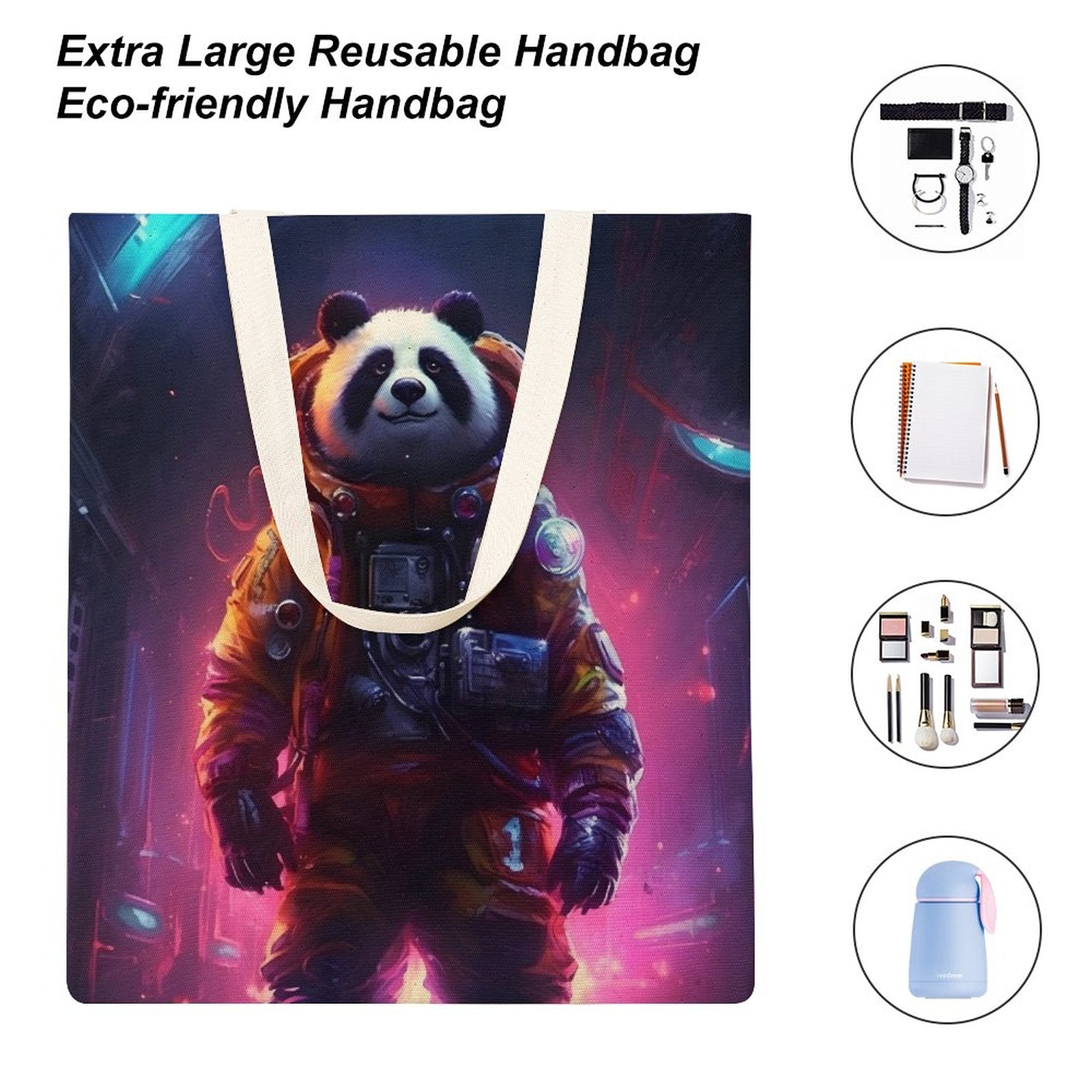Canvas Tote Bag Double SolarLab_a_Panda_astronaut_walk_on_the_space_rocket_Cyberpunk_f_bd49b382-4c08-4c53-8087-7c81eb7a4d30 Style-30 38×41cm normal-online-PERSONAL DESIGN
