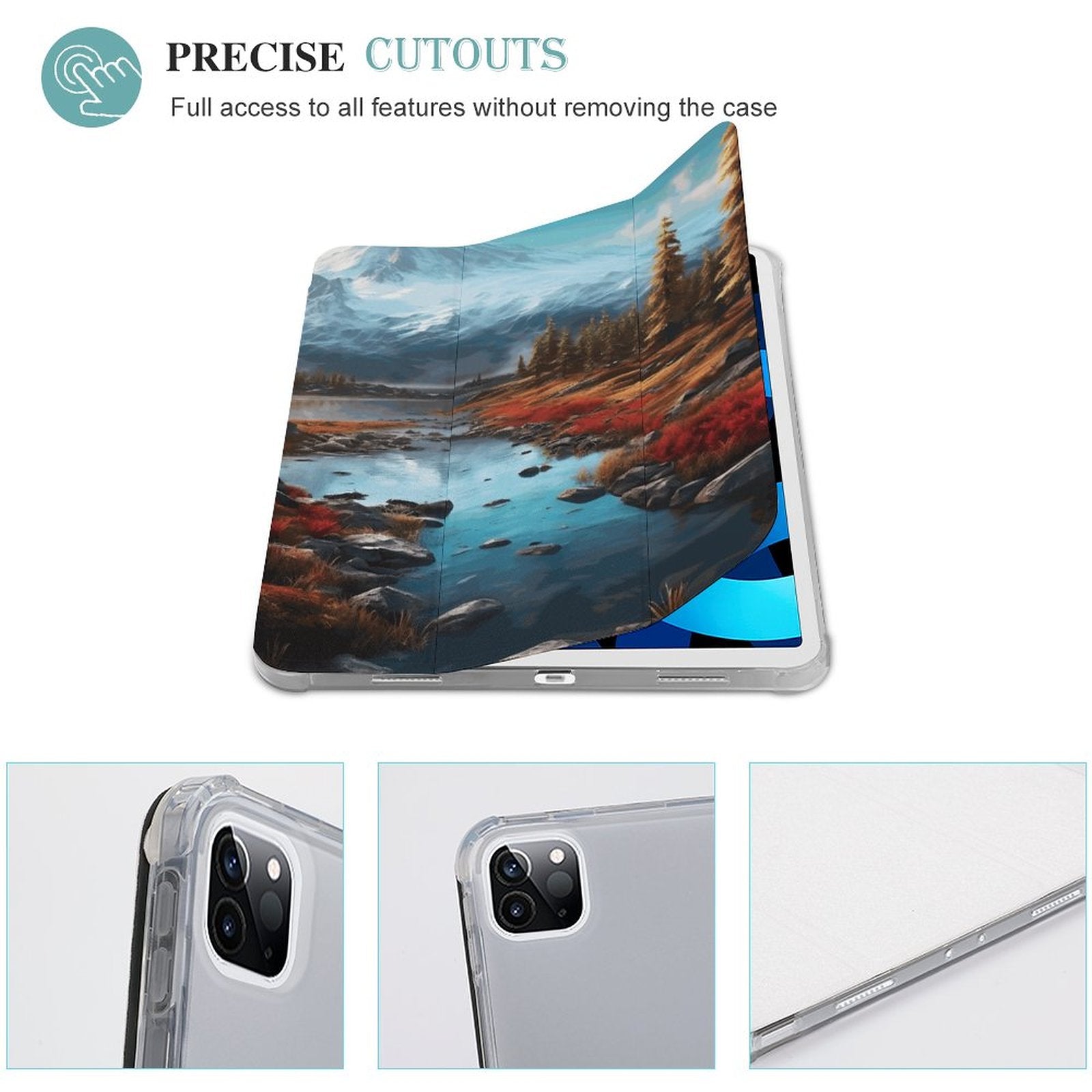 The Ipad Pen Slot Case SolarLab_Norwegian_aurora_autumn_mountains_forests_lake_hyper-d_e2aa2e52-6a16-40cc-b676-99c207efe850 normal-online-PERSONAL DESIGN
