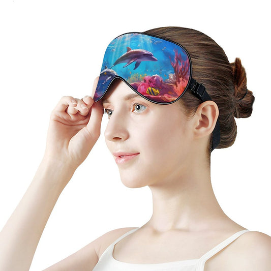 Sleep Mask Dolphins HSM01B001 normal-online-PERSONAL DESIGN