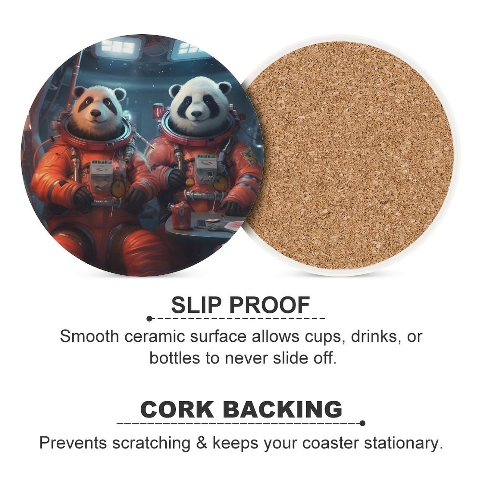 Ceramic Coasters (Round) SolarLab_Two_panda_astronauts_piloted_a_spaceship_from_Earth_to_7a8942ab-78f7-47b8-a6c0-2255034acd11 normal-online-PERSONAL DESIGN