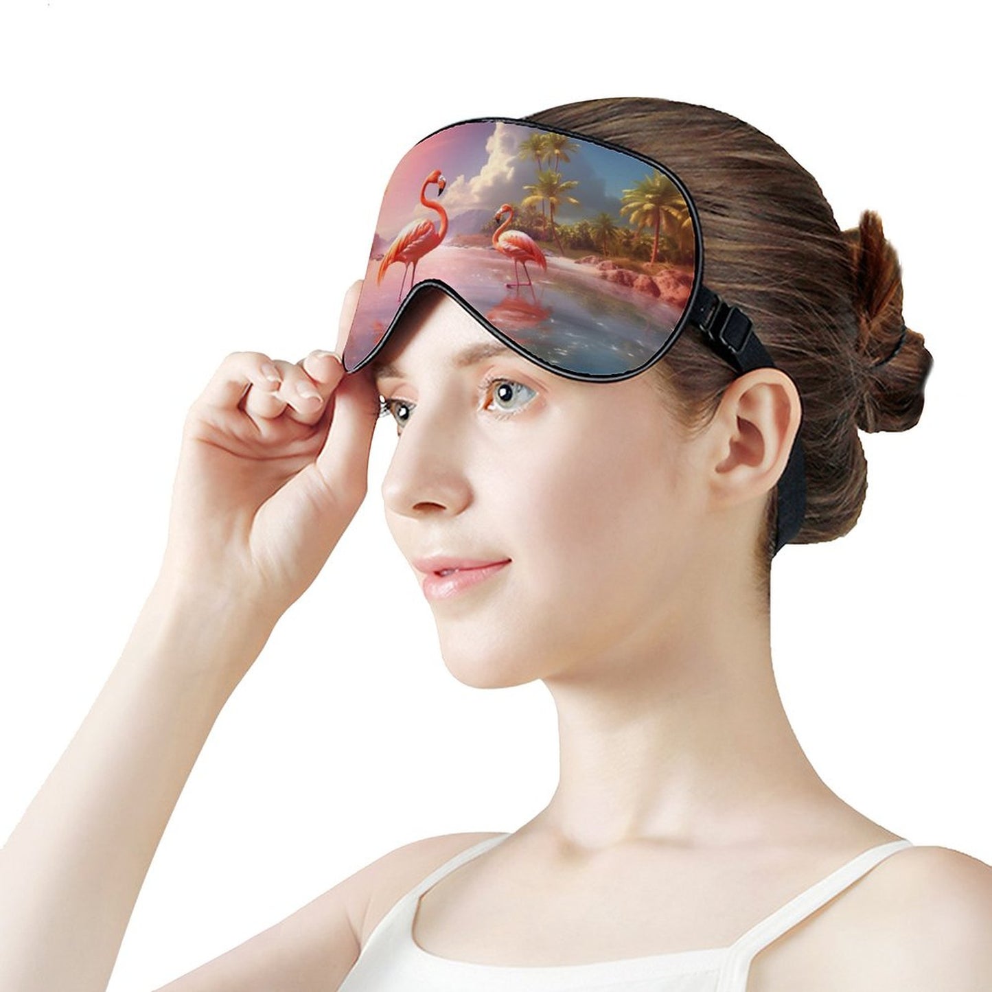 Sleep Mask Flamingos HSM01A015 normal-online-PERSONAL DESIGN