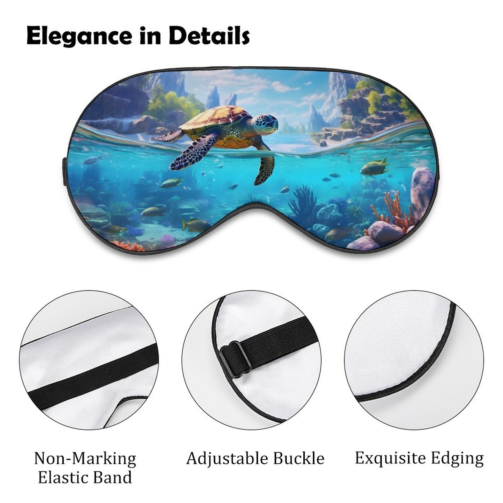 Sleep Mask Sea Turtles HSM01C004 normal-online-PERSONAL DESIGN