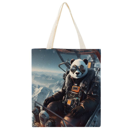 Canvas Tote Bag Double SolarLab_a_Panda_pilot_drive_a_super_helicopter_in_the_sky_on_s_5deac0d9-9f06-4c66-8e7d-b1badc4aba40 Style-3 38×41cm normal-online-PERSONAL DESIGN