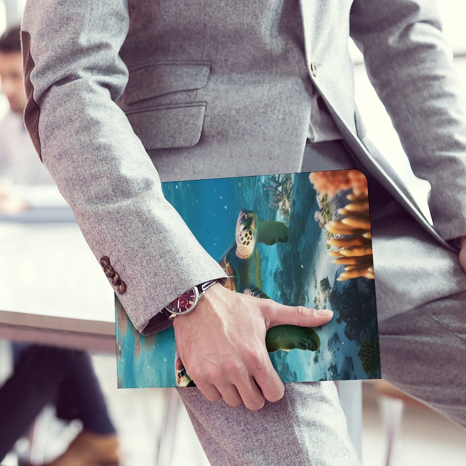 The Ipad Pen Slot Case SolarLab_Sea_turtles_tropical_sea_island_sunlight_hyper-detail__f51f3df4-db17-400d-8a6f-7664e53448e9 normal-online-PERSONAL DESIGN