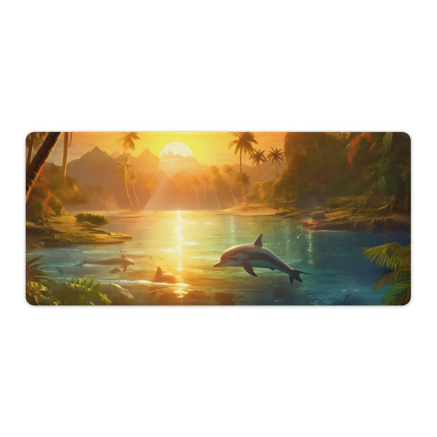 Desk Mat SolarLab_Dolphins_tropical_sea_island_sunlight_fantasy_stock_il_a1e3c590-502d-47a3-b8a0-58084a7f2d16 normal-online-PERSONAL DESIGN