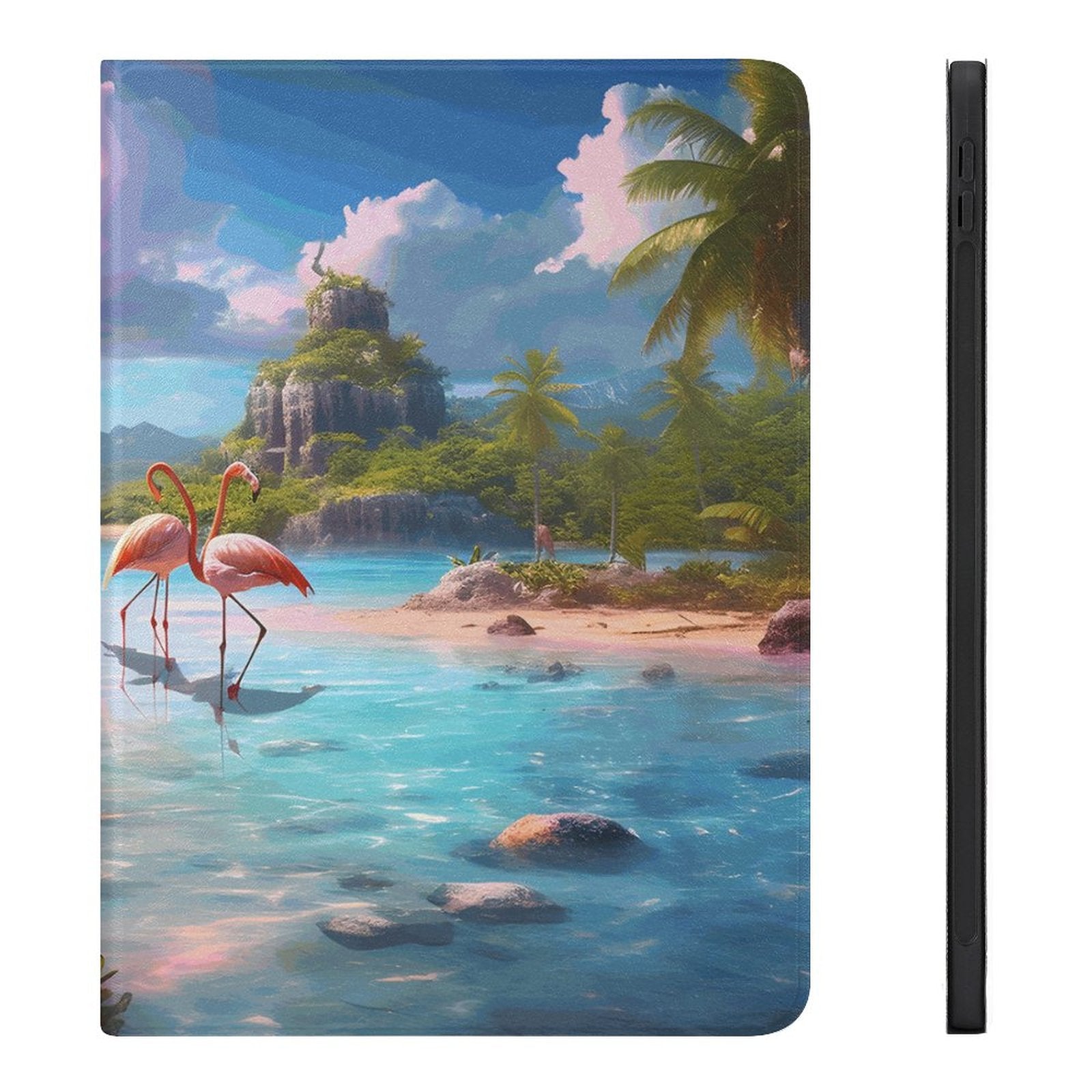 The Ipad Pen Slot Case Flamingos_001 normal-online-PERSONAL DESIGN