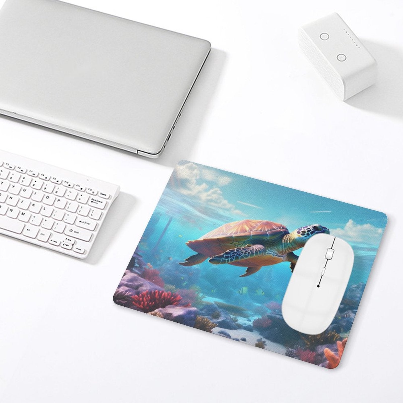 Leather Mouse Pad Sea Turtles, 1 Size, DA05B11 - iTopMax