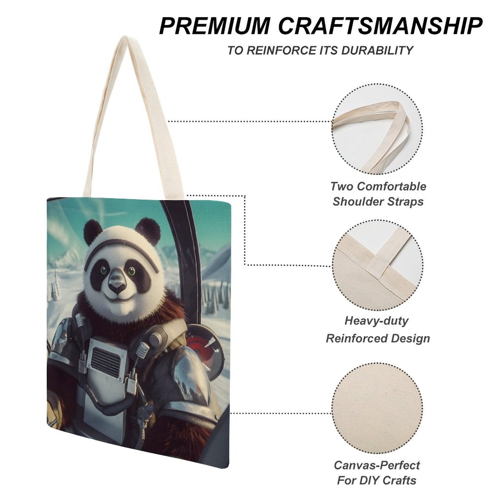 Canvas Tote Bag Double SolarLab_a_Panda_pilot_drive_a_helicopter_in_the_sky_on_the_Arc_3e548a73-b636-47c1-9380-69d8b5c2333e Style-14 38×41cm normal-online-PERSONAL DESIGN