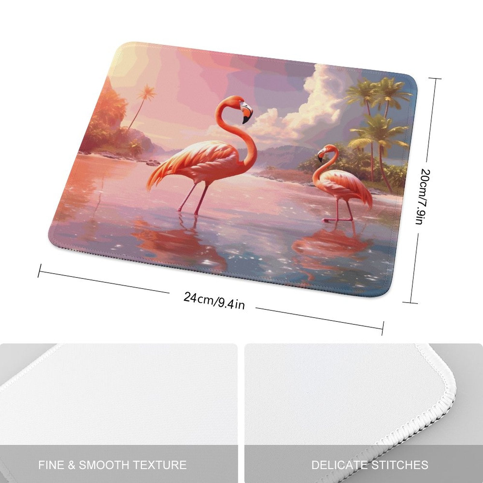 Mouse Pad Flamingos_004 normal-online-PERSONAL DESIGN