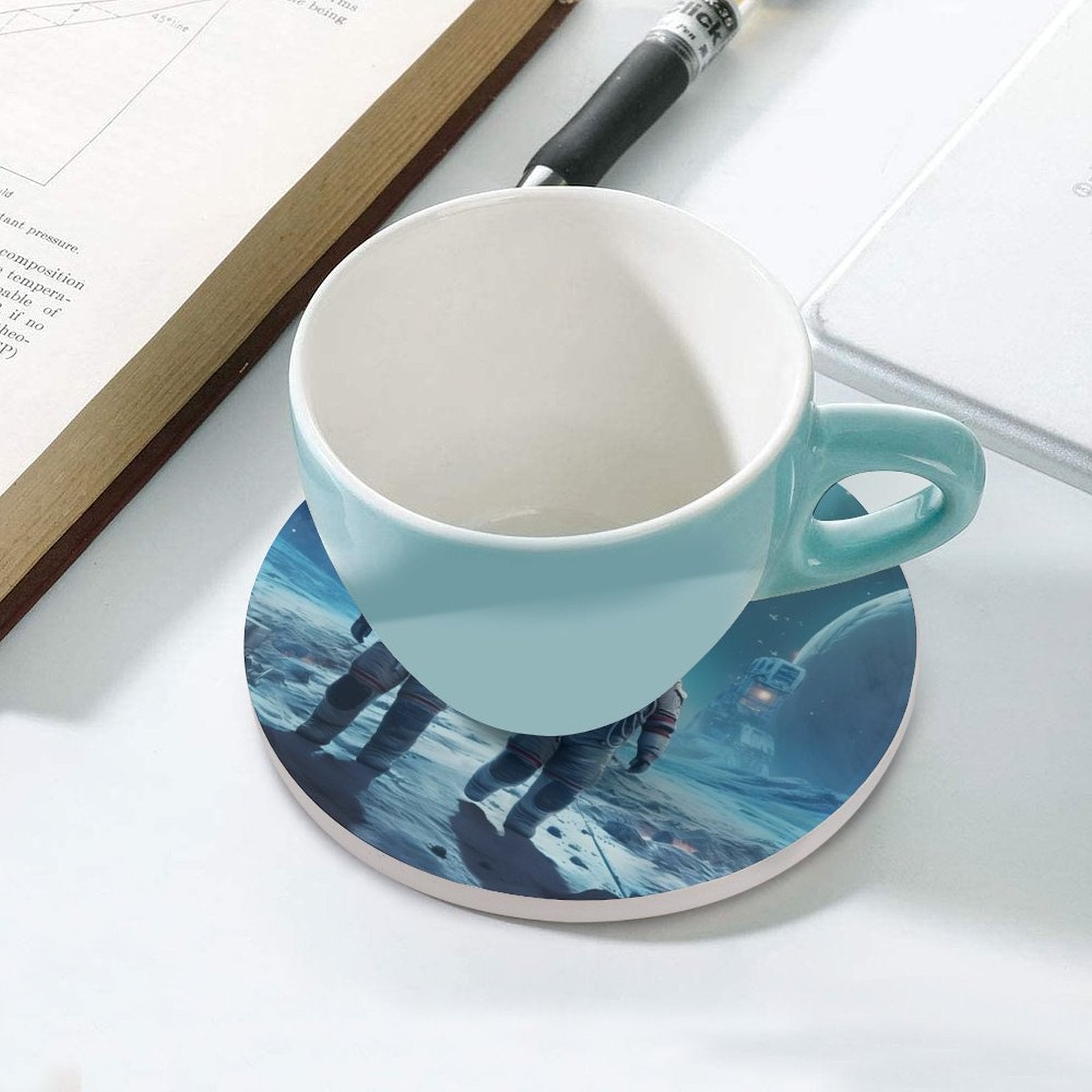 Ceramic Coasters (Round) SolarLab_Panda_astronauts_walk_on_the_moon__Cyberpunk_futuristi_f6c4f1ee-ea0b-4626-8637-deb16437da8c normal-online-PERSONAL DESIGN