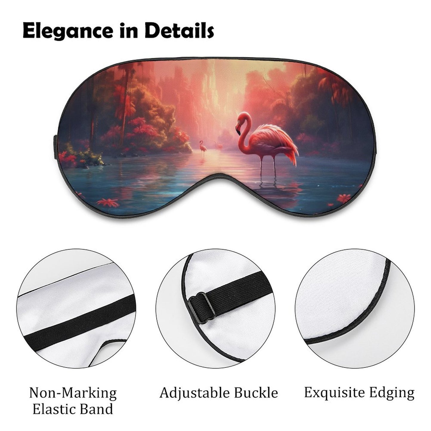 Sleep Mask Flamingos HSM01A010 normal-online-PERSONAL DESIGN