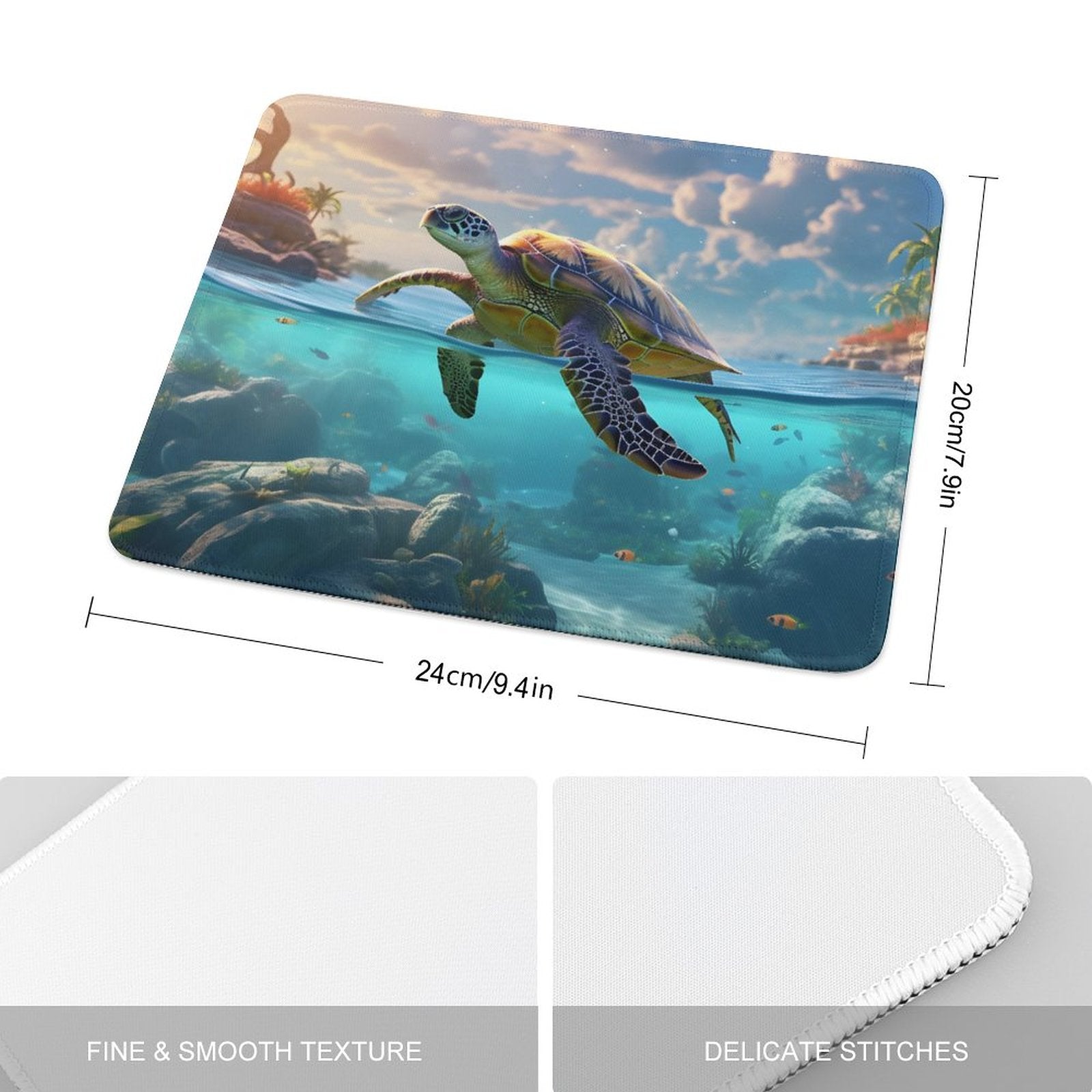 Mouse Pad SolarLab_Sea_turtles_tropical_sea_island_sunlight_hyper-detail__88c311a8-1508-4981-8598-3d2b7de2cfd0 normal-online-PERSONAL DESIGN