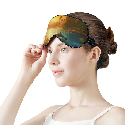 Sleep Mask Dolphins HSM01B003 normal-online-PERSONAL DESIGN