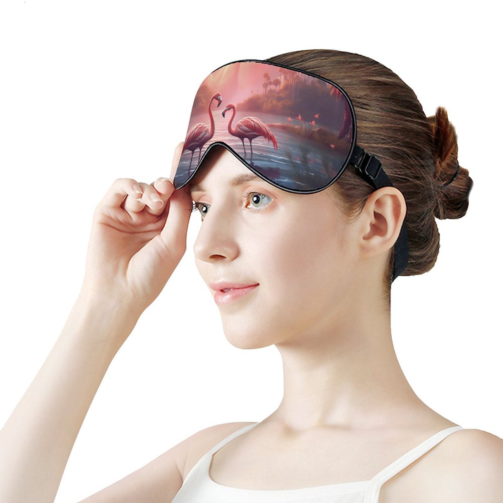 Sleep Mask Flamingos HSM01A011 normal-online-PERSONAL DESIGN