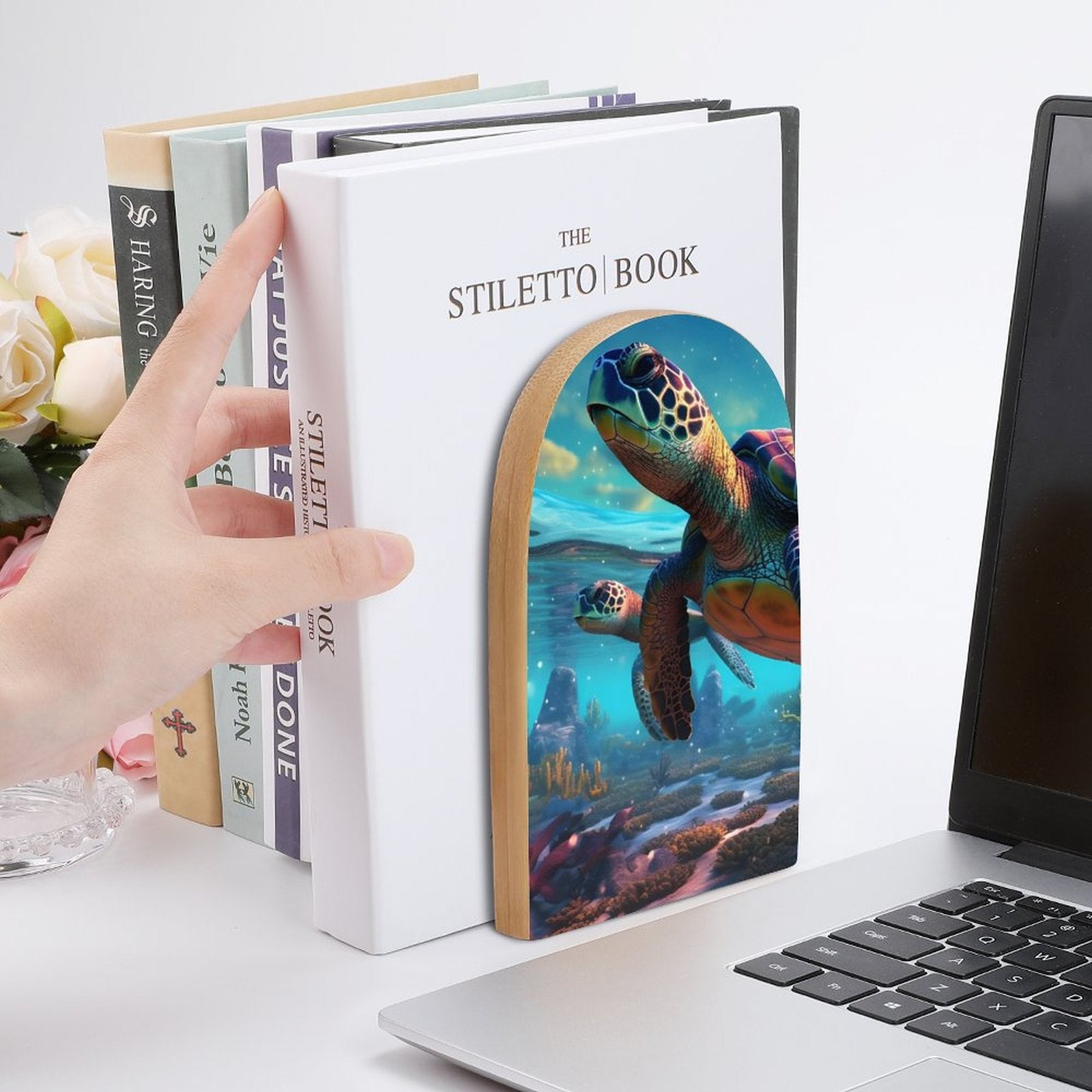 Bookends SolarLab_Sea_turtles_tropical_sea_island_sunlight_fantasy_art_d_8c17eb4f-0c33-48bc-80bd-25ce9d585c40 Style-16 One Size normal-online-PERSONAL DESIGN