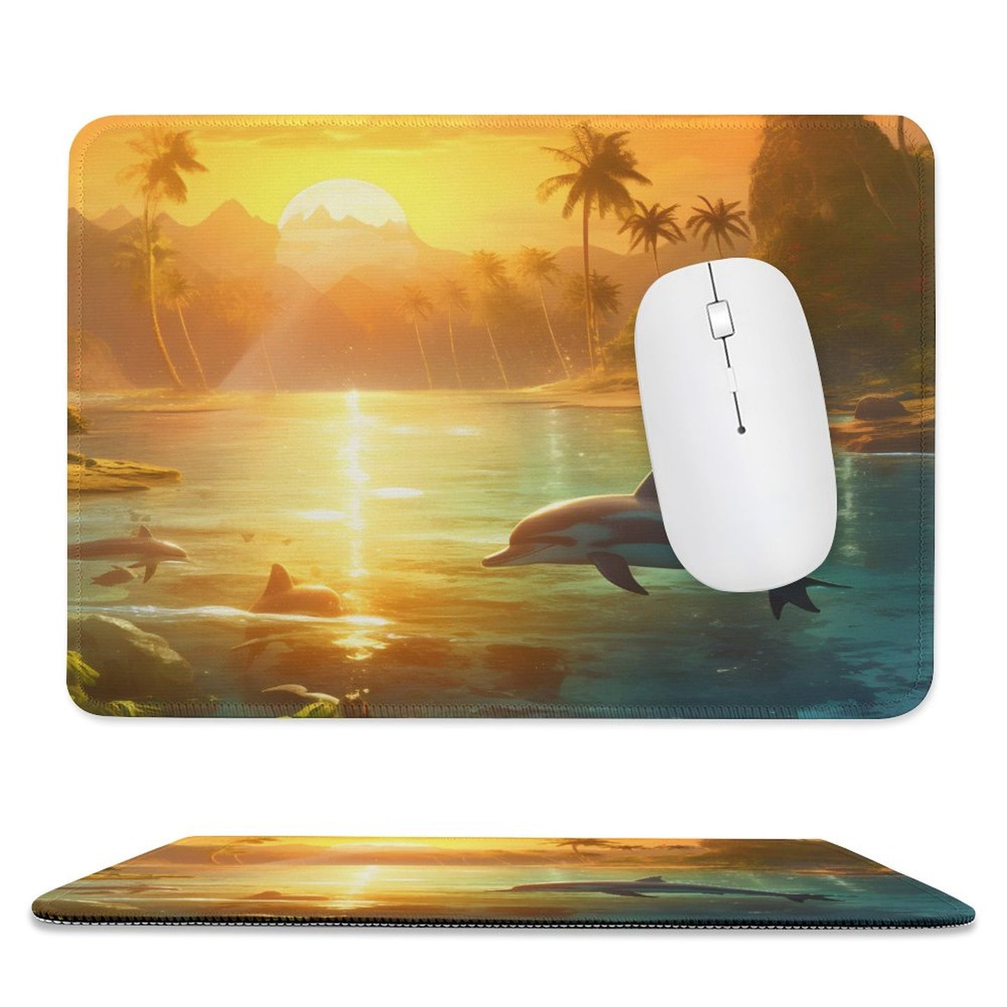 Mouse Pad SolarLab_Dolphins_tropical_sea_island_sunlight_fantasy_stock_il_a1e3c590-502d-47a3-b8a0-58084a7f2d16 normal-online-PERSONAL DESIGN