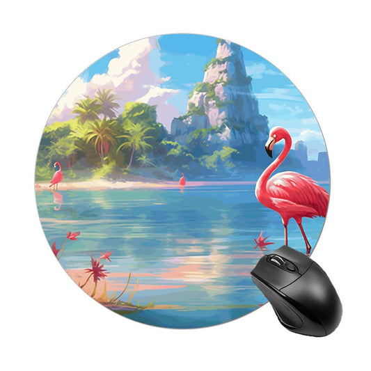 Mouse Pad Flamingos_002 Style-5 20*20cm normal-online-PERSONAL DESIGN