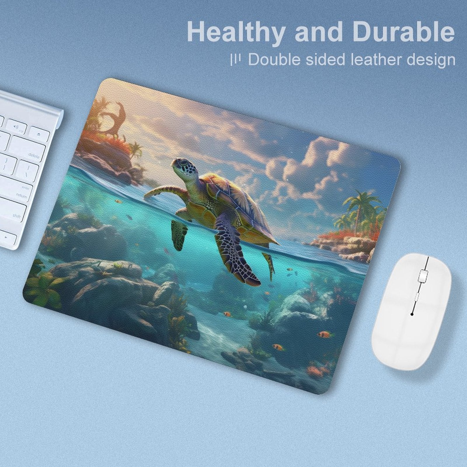 Leather Mouse Pad SolarLab_Sea_turtles_tropical_sea_island_sunlight_hyper-detail__88c311a8-1508-4981-8598-3d2b7de2cfd0 Style One Size normal-online-PERSONAL DESIGN