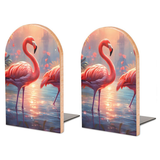 Bookends SolarLab_flamingos_tropical_plant_sea_island_sunlight_art_deco__4e118863-316f-4eaf-bd57-0aab99f030bf Style-6 One Size normal-online-PERSONAL DESIGN