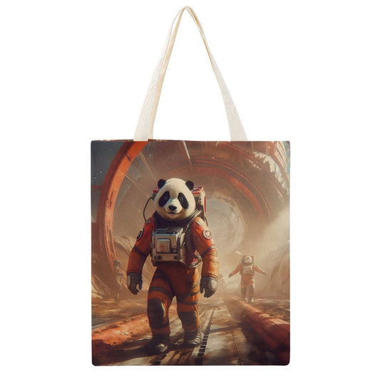 Canvas Tote Bag Double SolarLab_a_Panda_astronaut_walk_on_the_Mars_starship_Cyberpunk__2b81100f-76f5-41c8-8fb9-1cf399cedd1f Style-36 38×41cm normal-online-PERSONAL DESIGN