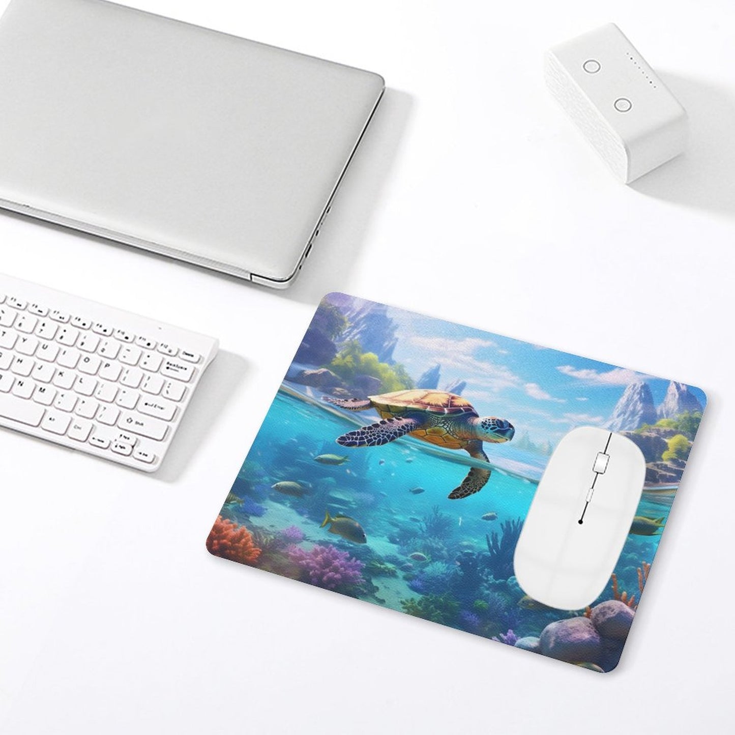 Leather Mouse Pad Sea Turtles, 1 Size, DA05B13 - iTopMax