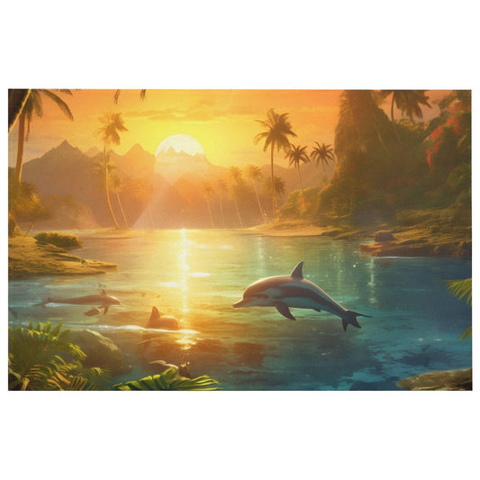 Crystal velvet carpet sea dolphins htc01a008 - iTopMax
