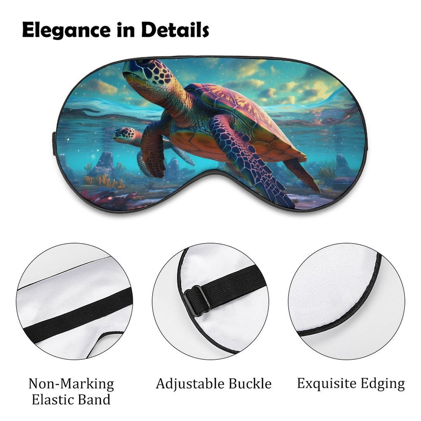 Sleep Mask Sea Turtles HSM01C001 normal-online-PERSONAL DESIGN