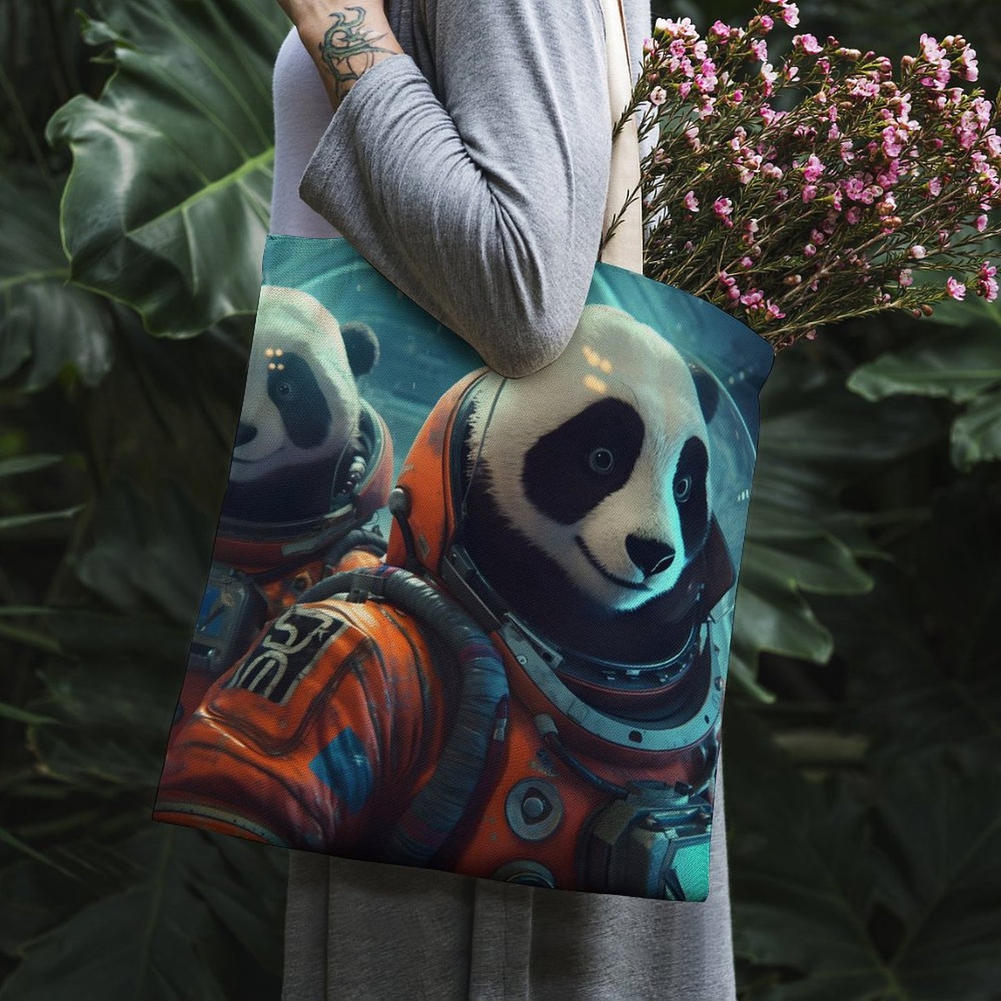 Canvas Tote Bag Double SolarLab_Two_panda_astronauts_piloted_a_spaceship_from_Earth_to_219bb91d-8ff7-4813-8efa-fdf504001a79 Style-17 38×41cm normal-online-PERSONAL DESIGN