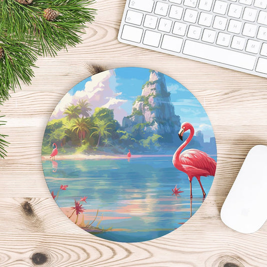 Mouse Pad Flamingos_002 Style-5 20*20cm normal-online-PERSONAL DESIGN