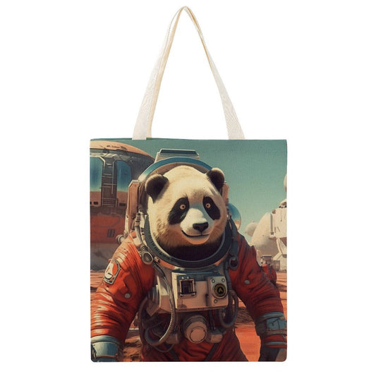 Canvas Tote Bag Double SolarLab_a_Panda_astronaut_walk_on_the_Mars_spaceship_sci-fi_pu_793a70ab-82ca-4501-88c6-6cc9c3220406 Style-34 38×41cm normal-online-PERSONAL DESIGN