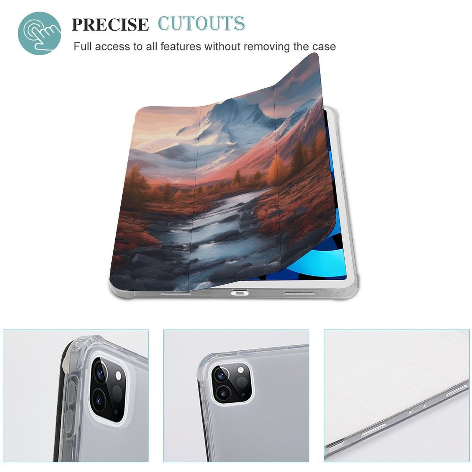 The Ipad Pen Slot Case SolarLab_Norwegian_aurora_autumn_mountains_forestshyper-detail__935e43e8-37e6-44dc-8597-129fbe22a01a normal-online-PERSONAL DESIGN