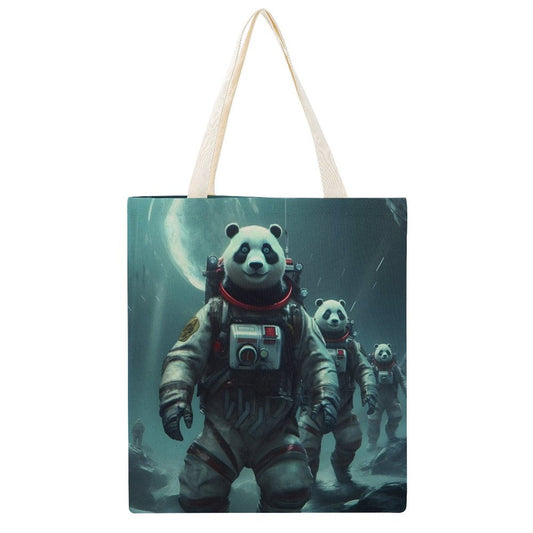 Canvas Tote Bag Double SolarLab_Panda_astronauts_walk_on_the_moon__Cyberpunk_futuristi_aba97693-24f0-402b-b670-9780391a5621 Style-24 38×41cm normal-online-PERSONAL DESIGN