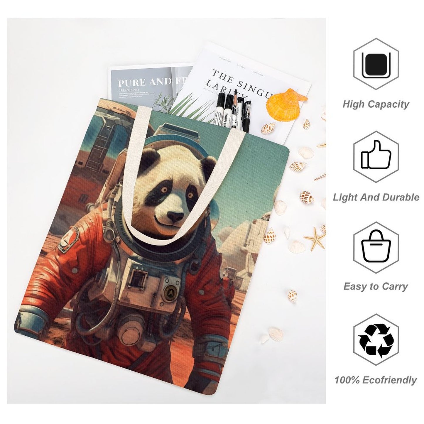 Canvas Tote Bag Double SolarLab_a_Panda_astronaut_walk_on_the_Mars_spaceship_sci-fi_pu_793a70ab-82ca-4501-88c6-6cc9c3220406 Style-34 38×41cm normal-online-PERSONAL DESIGN
