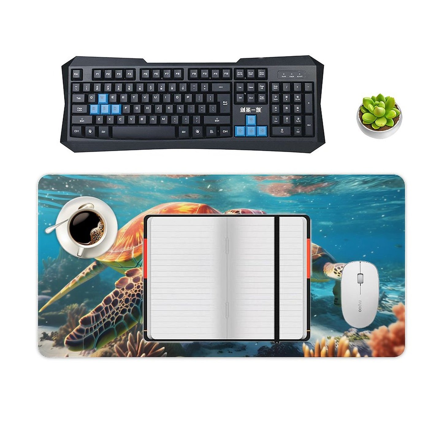 Desk Mat SolarLab_Sea_turtles_tropical_sea_island_sunlight_hyper-detail__f51f3df4-db17-400d-8a6f-7664e53448e9 normal-online-PERSONAL DESIGN