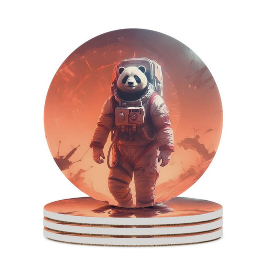 Ceramic Coasters (Round) SolarLab_a_Panda_astronaut_walk_on_the_Mars_spaceship_Cyberpunk_68b4d70b-912c-4a5b-b14c-5ba05107d5dc normal-online-PERSONAL DESIGN