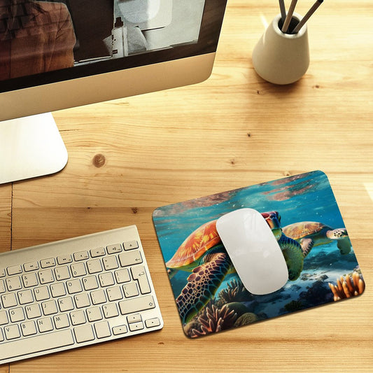 Leather Mouse Pad Sea Turtles, 1 Size, DA05B12 - iTopMax