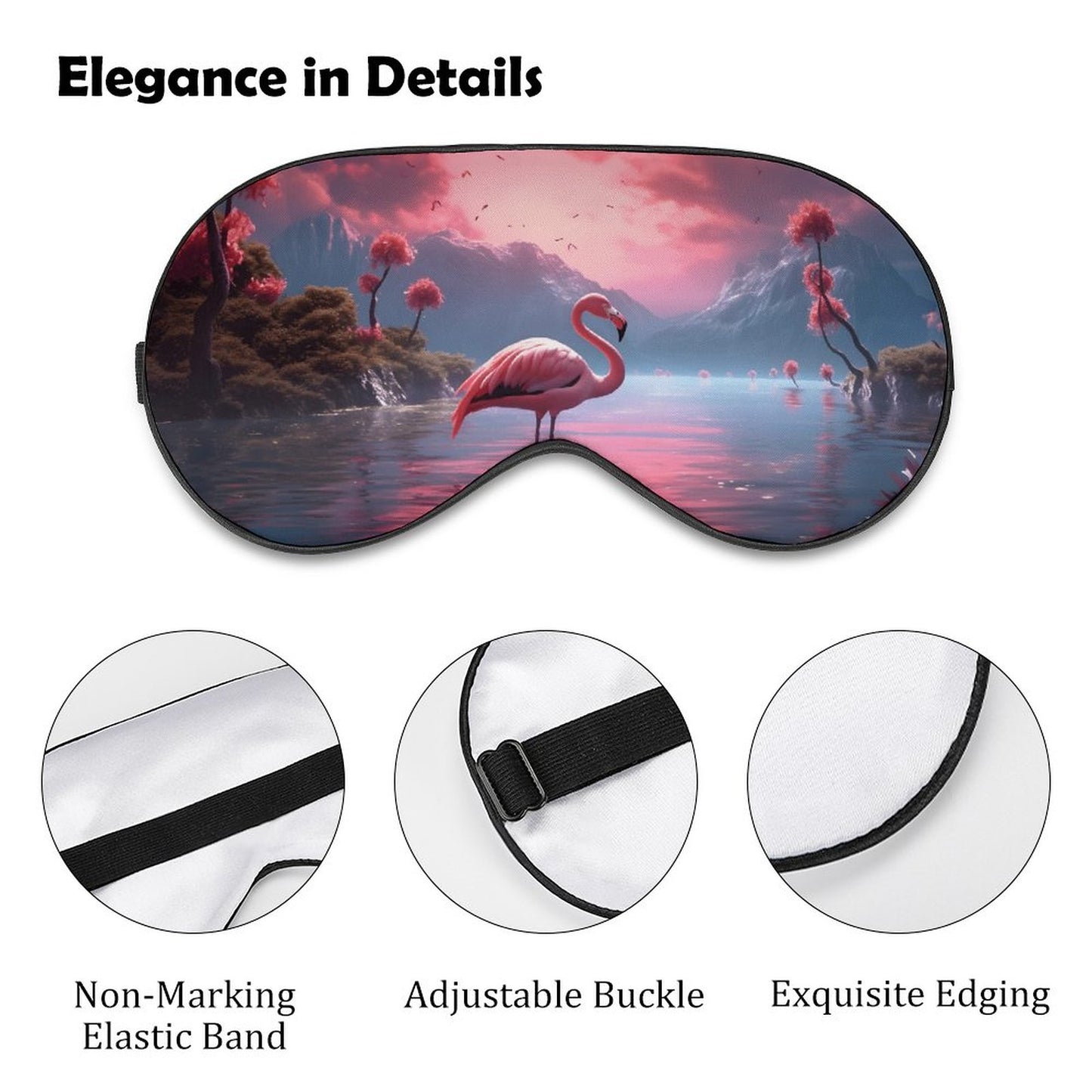 Sleep Mask Flamingos HSM01A012 normal-online-PERSONAL DESIGN