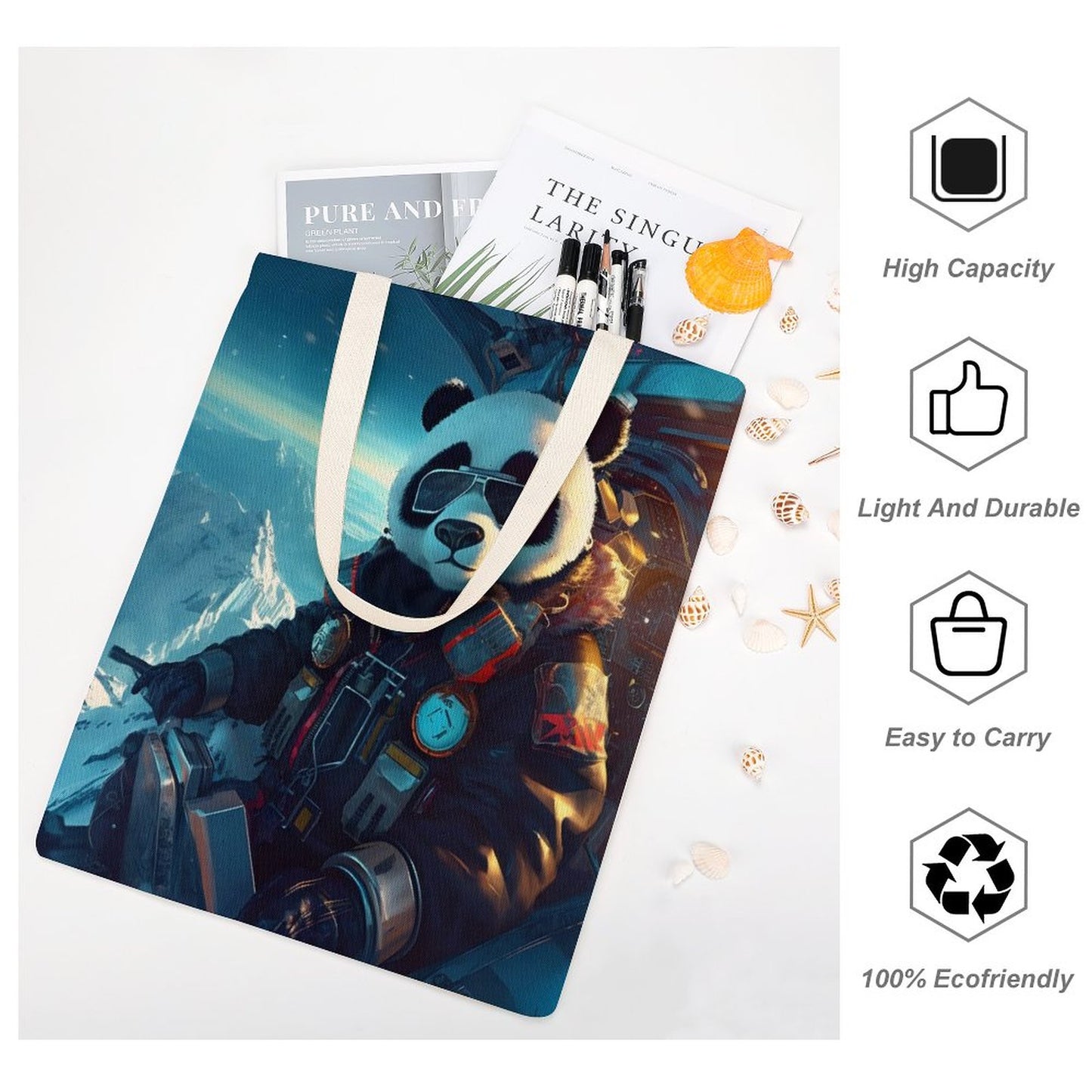 Canvas Tote Bag Double SolarLab_a_Panda_pilot_drive_a_helicopter_in_the_sky_on_snow_mo_8e640655-0f67-4173-93b1-8346e2bd7e2a Style-11 38×41cm normal-online-PERSONAL DESIGN