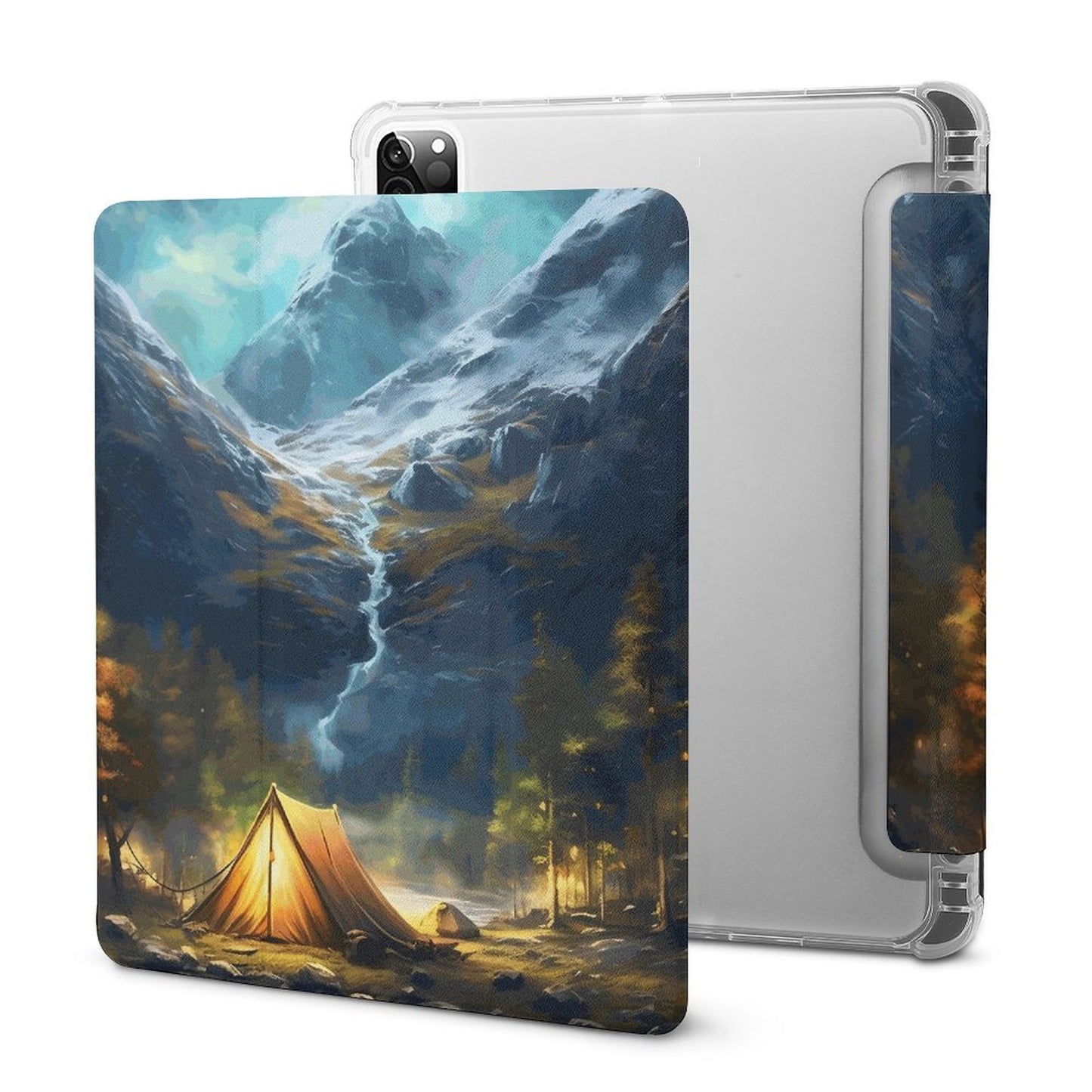 The Ipad Pen Slot Case SolarLab_Norwegian_aurora_spring_mountains_forests_rivers_tents_5c5c73a4-6532-4372-b600-531d14aaeff3 normal-online-PERSONAL DESIGN