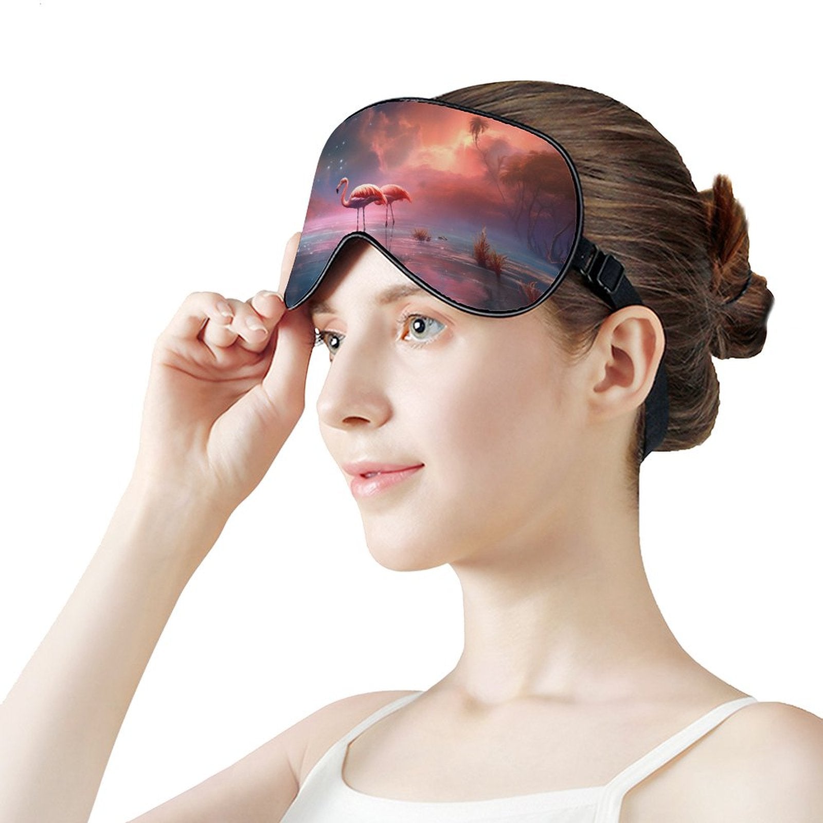 Sleep Mask Flamingos HSM01A006 normal-online-PERSONAL DESIGN