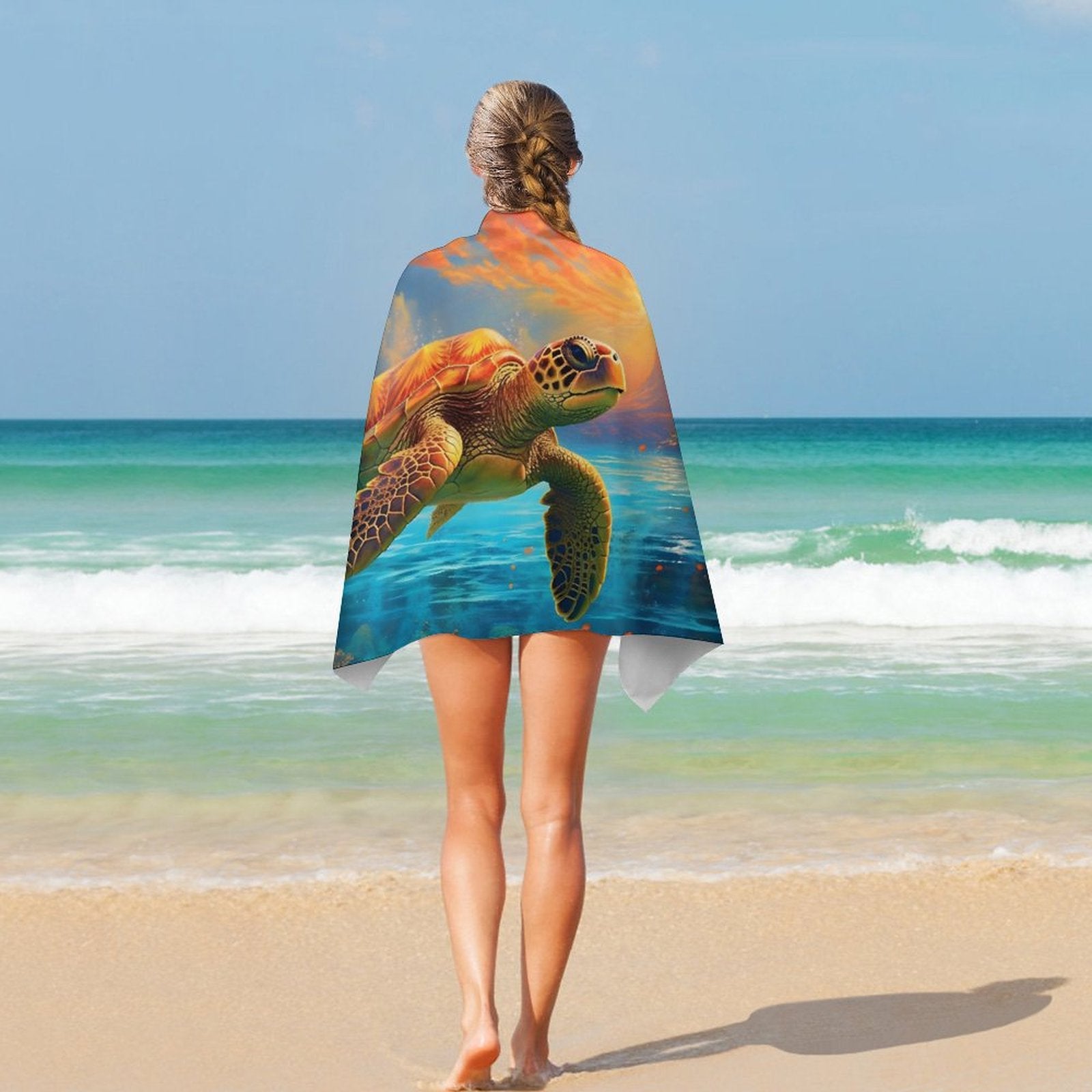 Beach Towel SolarLab_Sea_turtles_tropical_sea_island_sunlight_fantasy_art_d_c29a6e10-0f28-42ee-8e19-15bcf9990e3c Style One Size normal-online-PERSONAL DESIGN