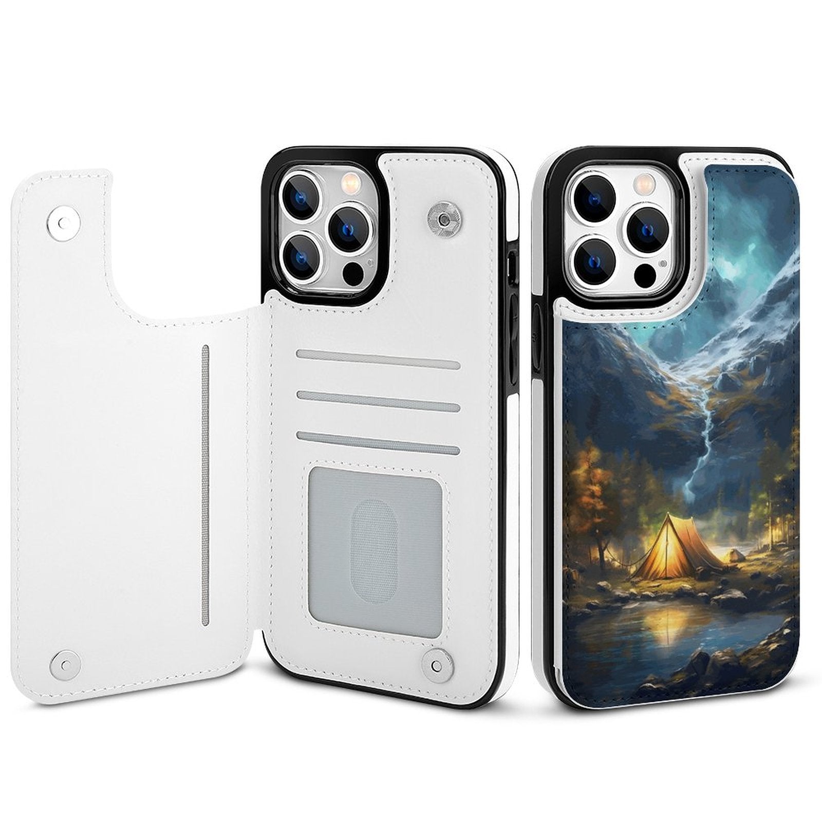 Mobile Phone Case for Apple IPhone 14 SolarLab_Norwegian_aurora_spring_mountains_forests_rivers_tents_5c5c73a4-6532-4372-b600-531d14aaeff3 normal-online-PERSONAL DESIGN