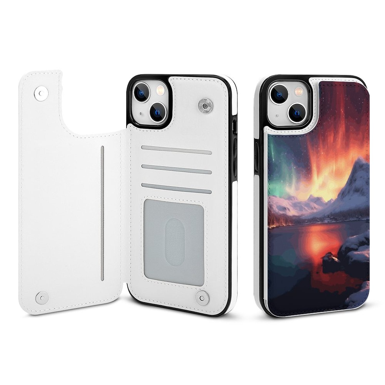 Mobile Phone Case for Apple IPhone 14 SolarLab_Norwegian_aurora_winter_mountains_forests_lake_hyper-d_d5f5f8af-edcf-4892-a640-8e4a2b673b21 normal-online-PERSONAL DESIGN