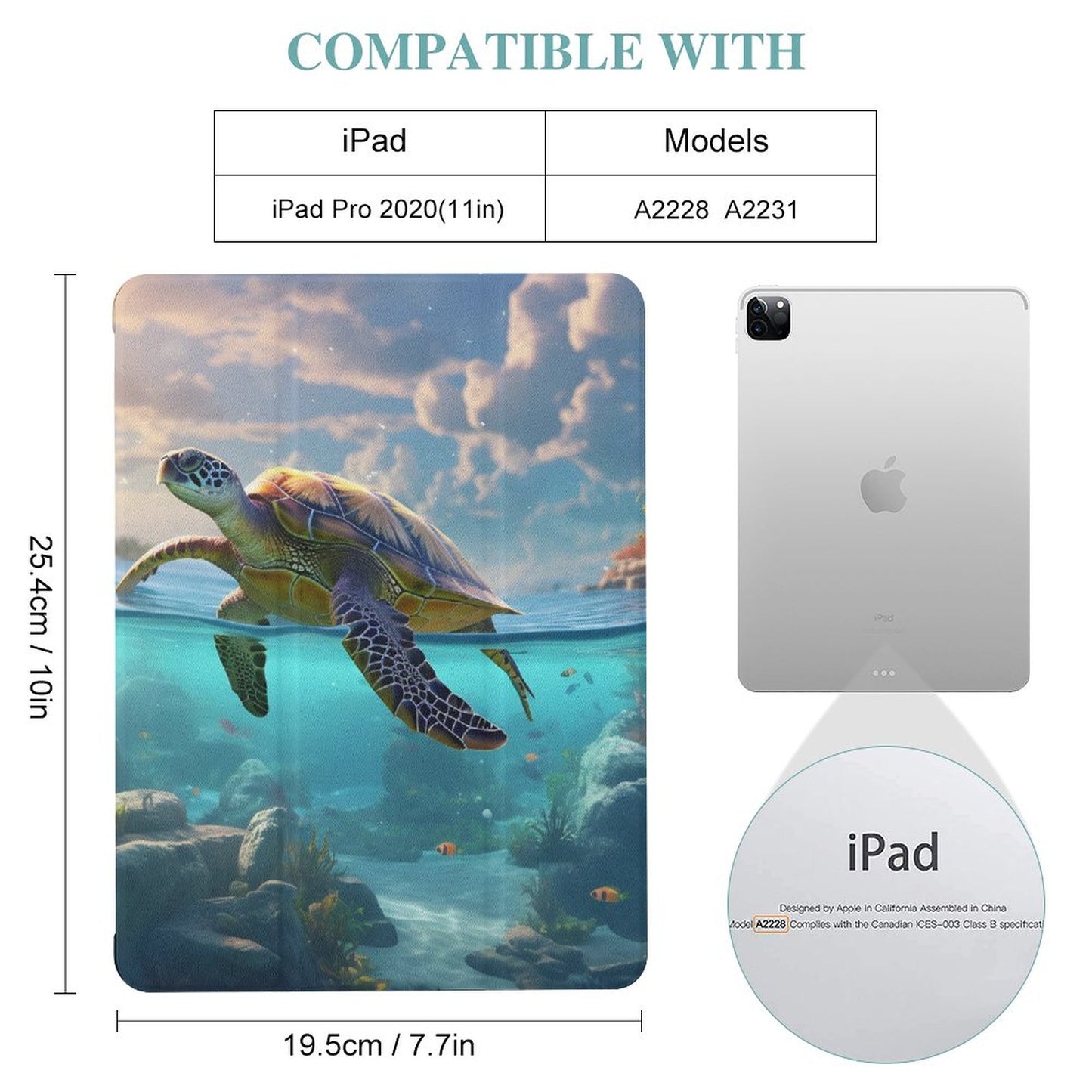The Ipad Pen Slot Case SolarLab_Sea_turtles_tropical_sea_island_sunlight_hyper-detail__88c311a8-1508-4981-8598-3d2b7de2cfd0 normal-online-PERSONAL DESIGN