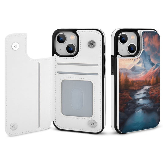 Mobile Phone Case for Apple IPhone 14 SolarLab_Norwegian_aurora_autumn_mountains_forestshyper-detail__935e43e8-37e6-44dc-8597-129fbe22a01a normal-online-PERSONAL DESIGN