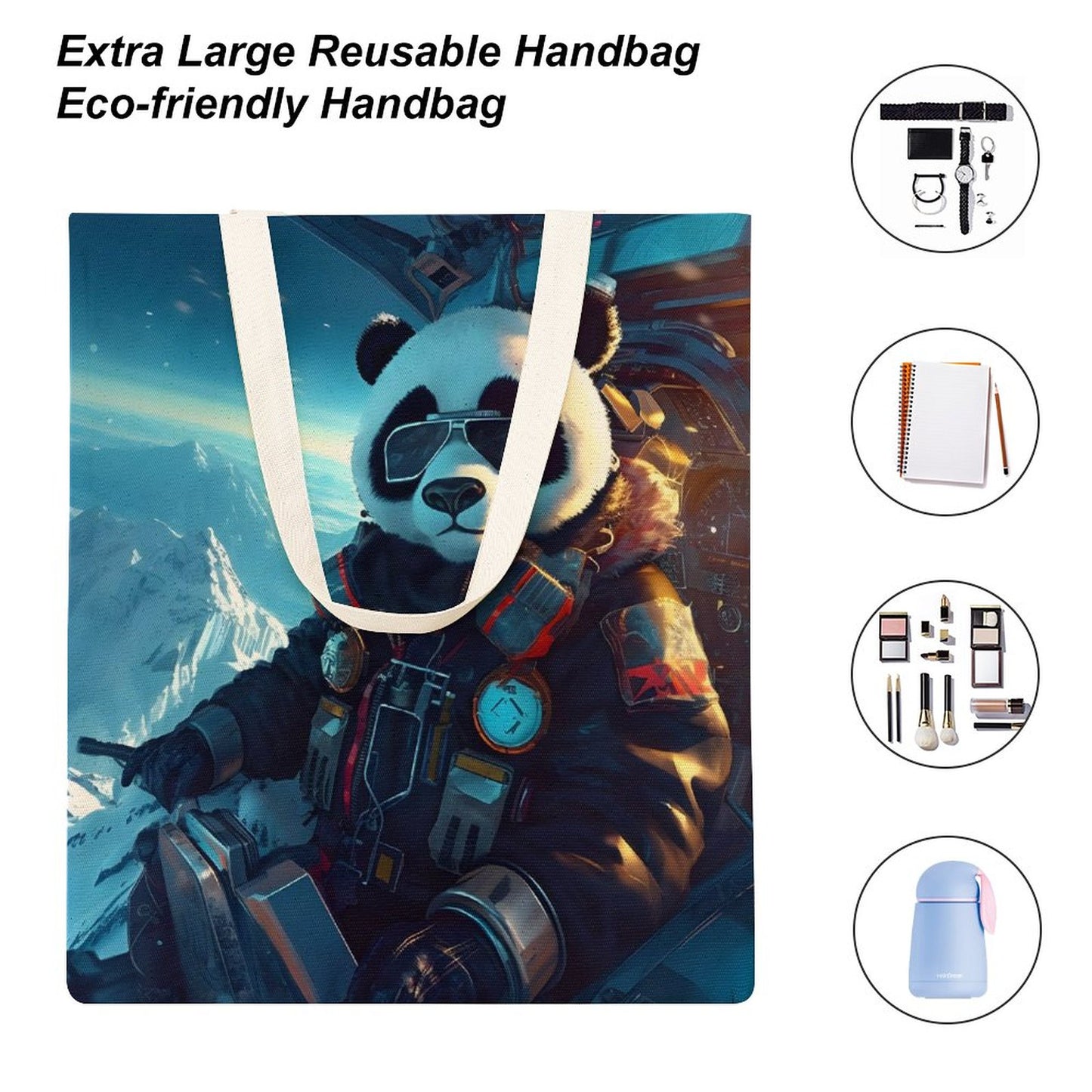 Canvas Tote Bag Double SolarLab_a_Panda_pilot_drive_a_helicopter_in_the_sky_on_snow_mo_8e640655-0f67-4173-93b1-8346e2bd7e2a Style-11 38×41cm normal-online-PERSONAL DESIGN