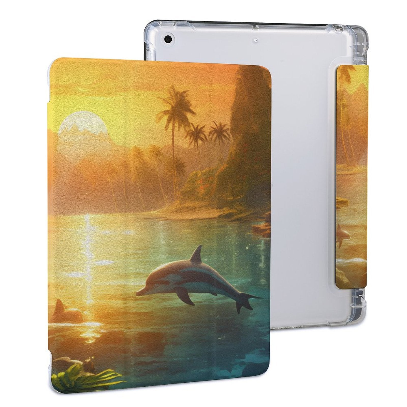 The Ipad Pen Slot Case SolarLab_Dolphins_tropical_sea_island_sunlight_fantasy_stock_il_a1e3c590-502d-47a3-b8a0-58084a7f2d16 normal-online-PERSONAL DESIGN