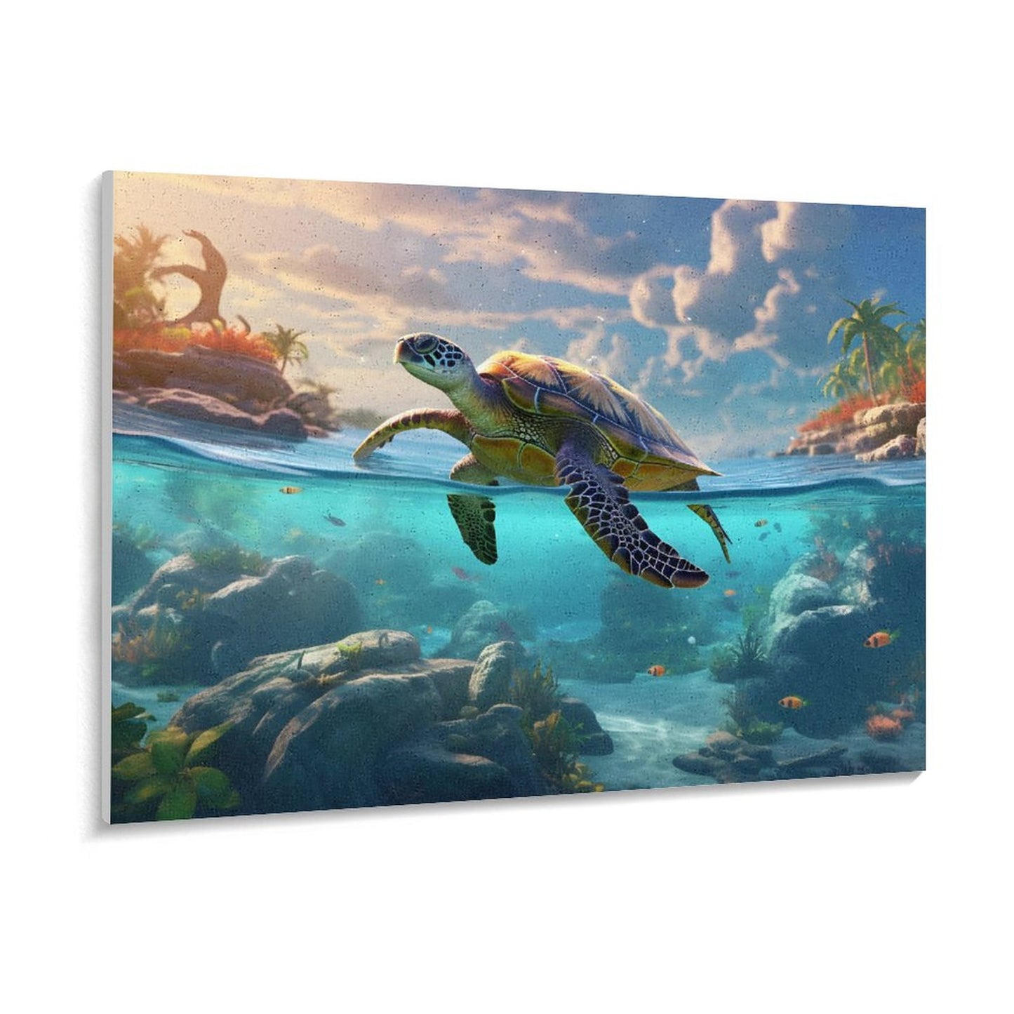 Paint by Number SolarLab_Sea_turtles_tropical_sea_island_sunlight_hyper-detail__88c311a8-1508-4981-8598-3d2b7de2cfd0 Style 20*16inch (50*40CM） normal-online-PERSONAL DESIGN